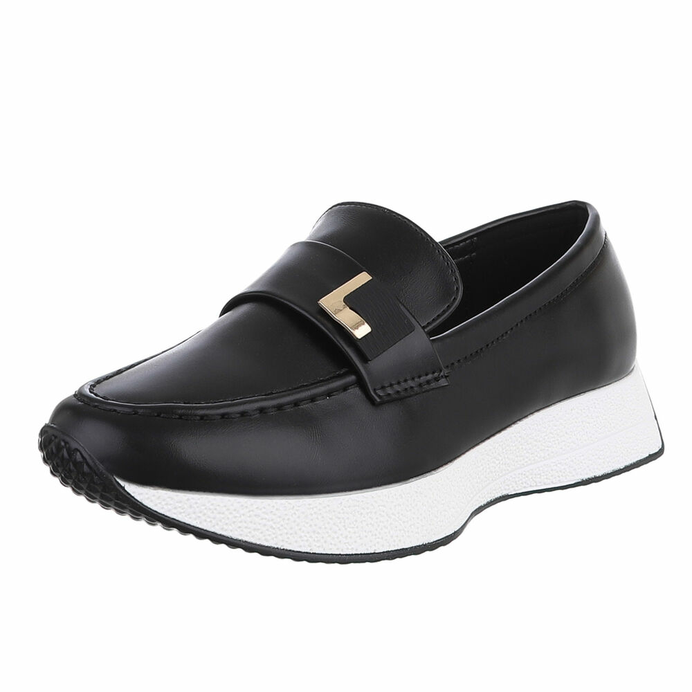 Pantofi cu platforma - negru dama