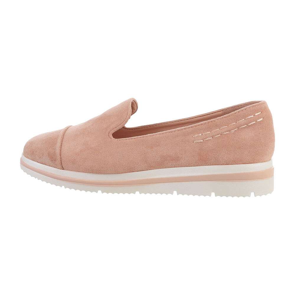 Pantofi cu platforma eleganti - roz dama