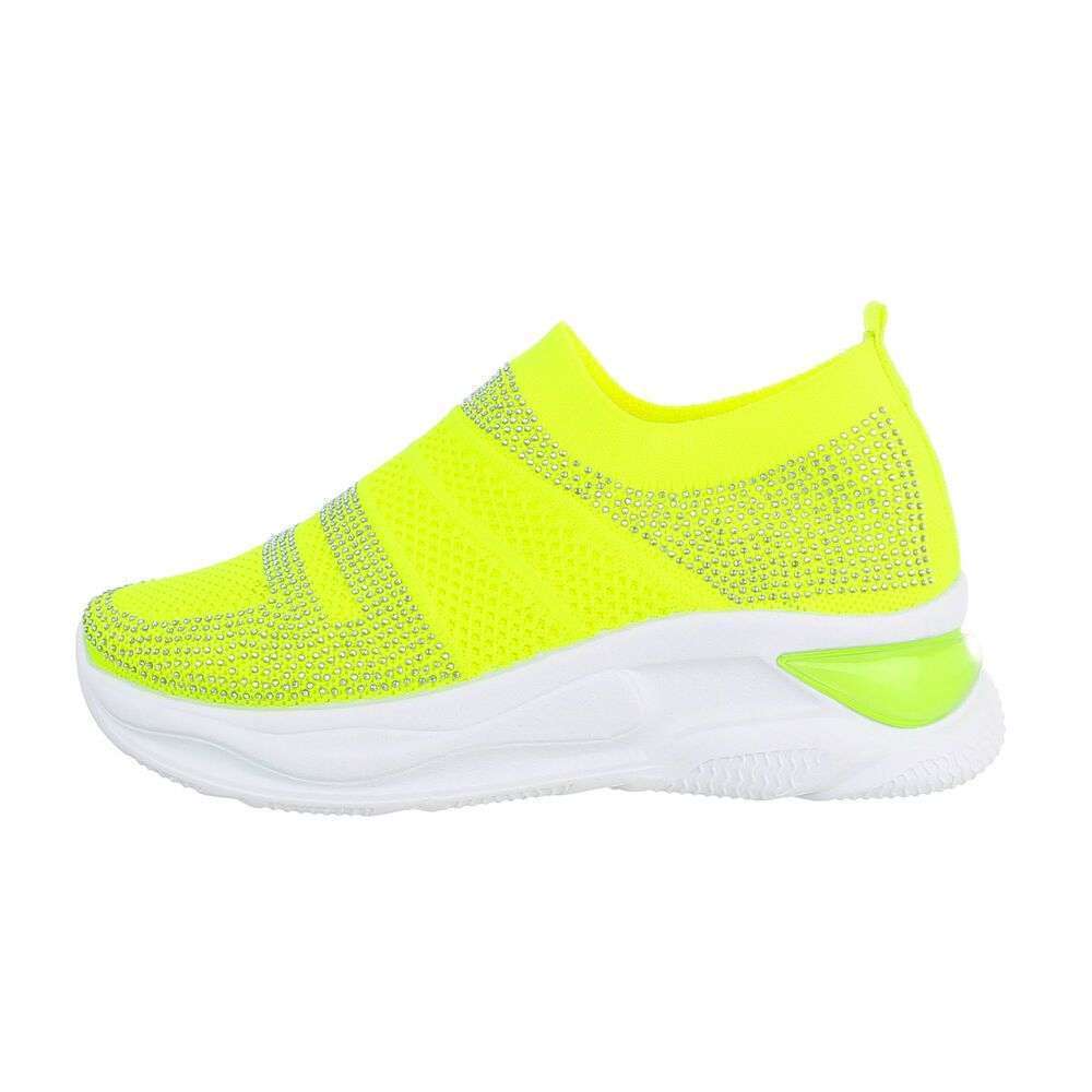 Sneakers cu paiete - fluorescein dama