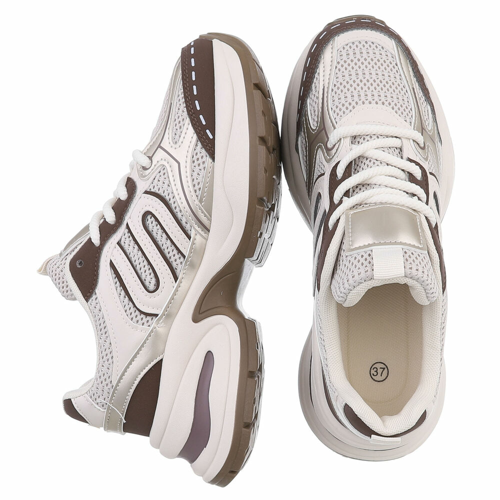 Pantofi sport chunky - kaki dama