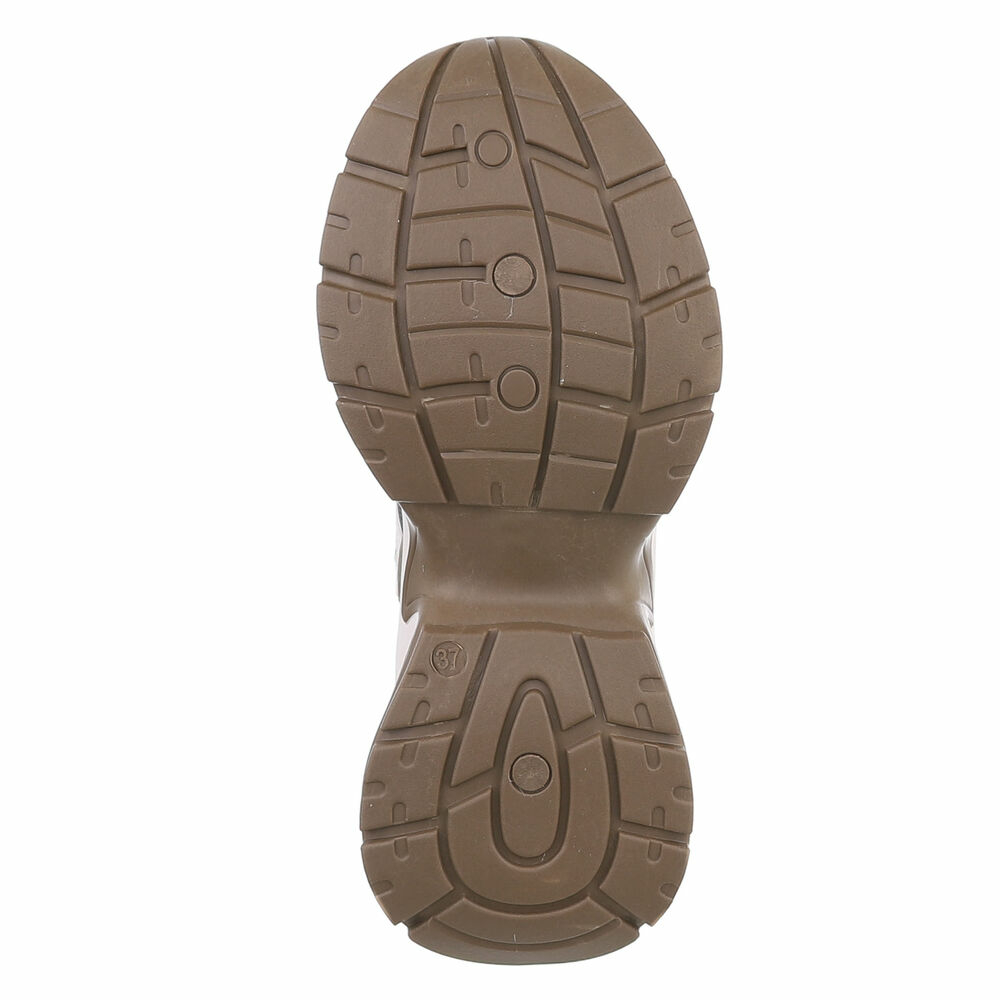 Pantofi sport chunky - kaki dama