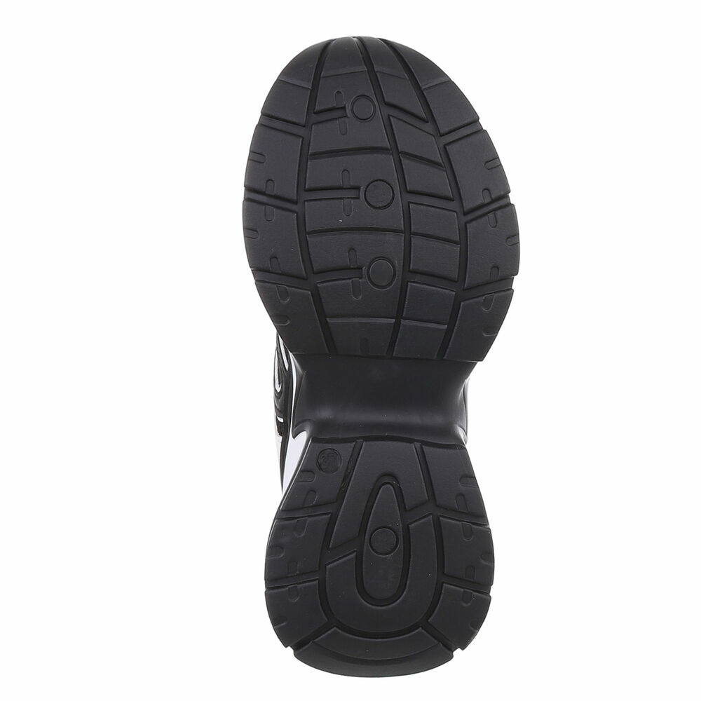 Pantofi sport chunky - negru dama