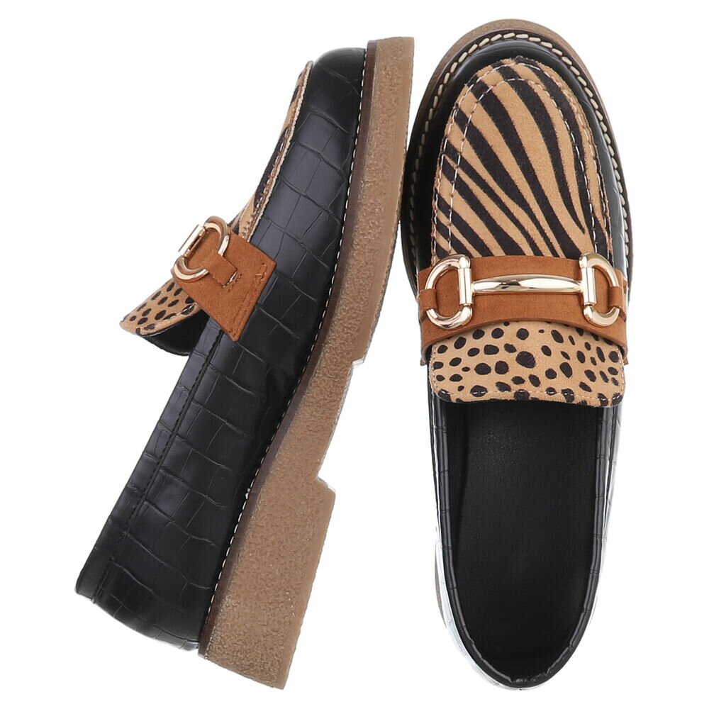 Pantofi fara toc - zebra dama