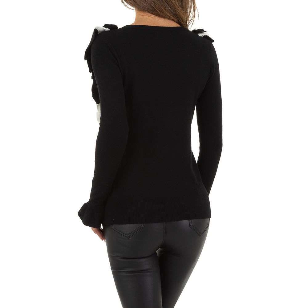Pulover - SHK Paris marime universala alb negru dama