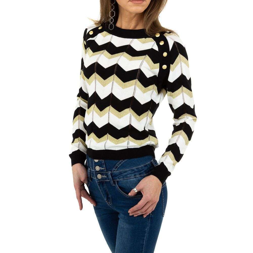 Pulover - Voyelles marime universala alb dama