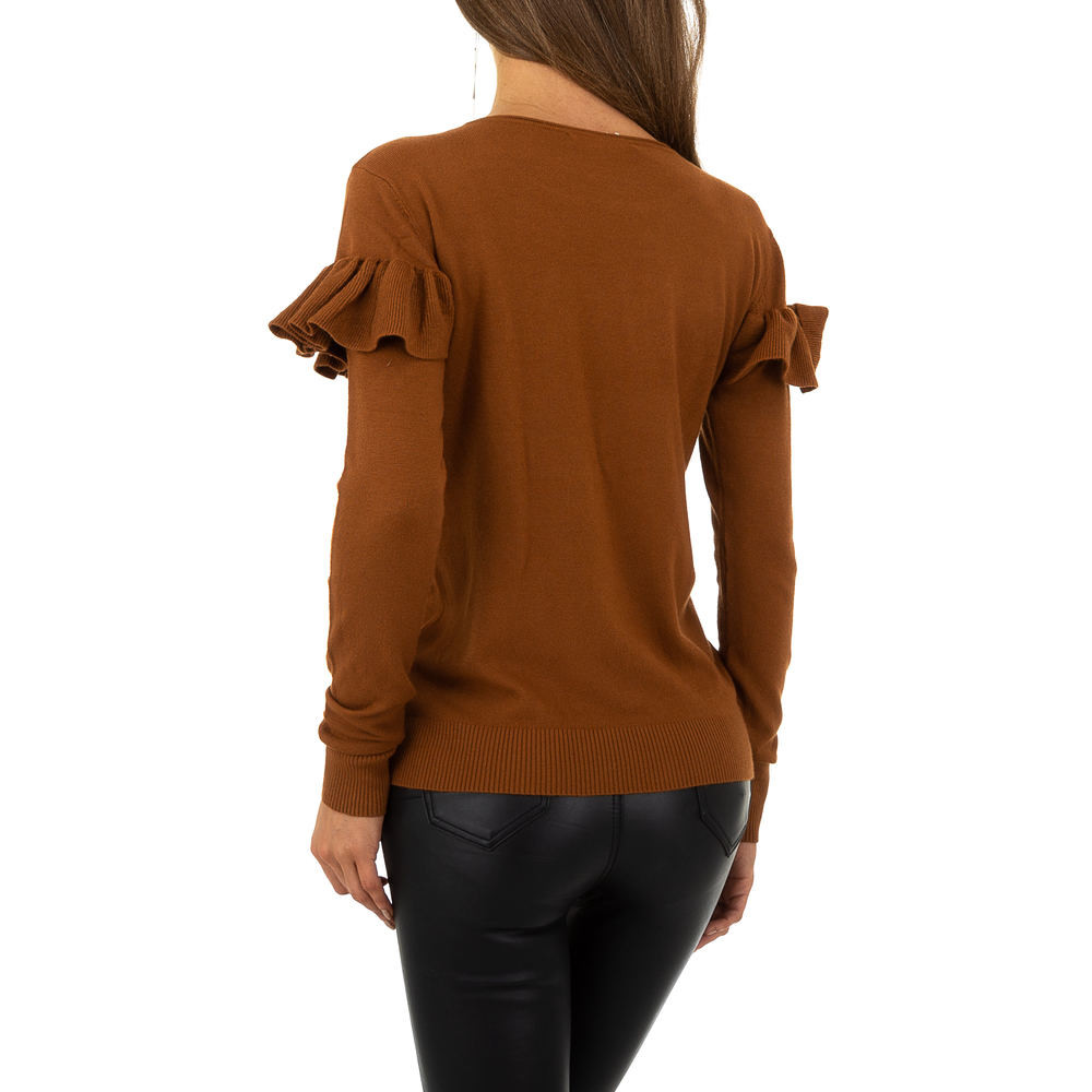 Pulover Whoo Fashion marime universala - maro dama