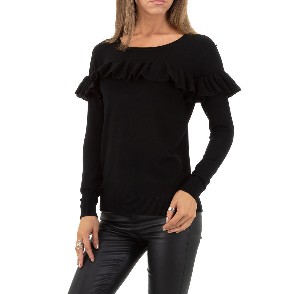 Pulover Whoo Fashion marime universala - negru dama