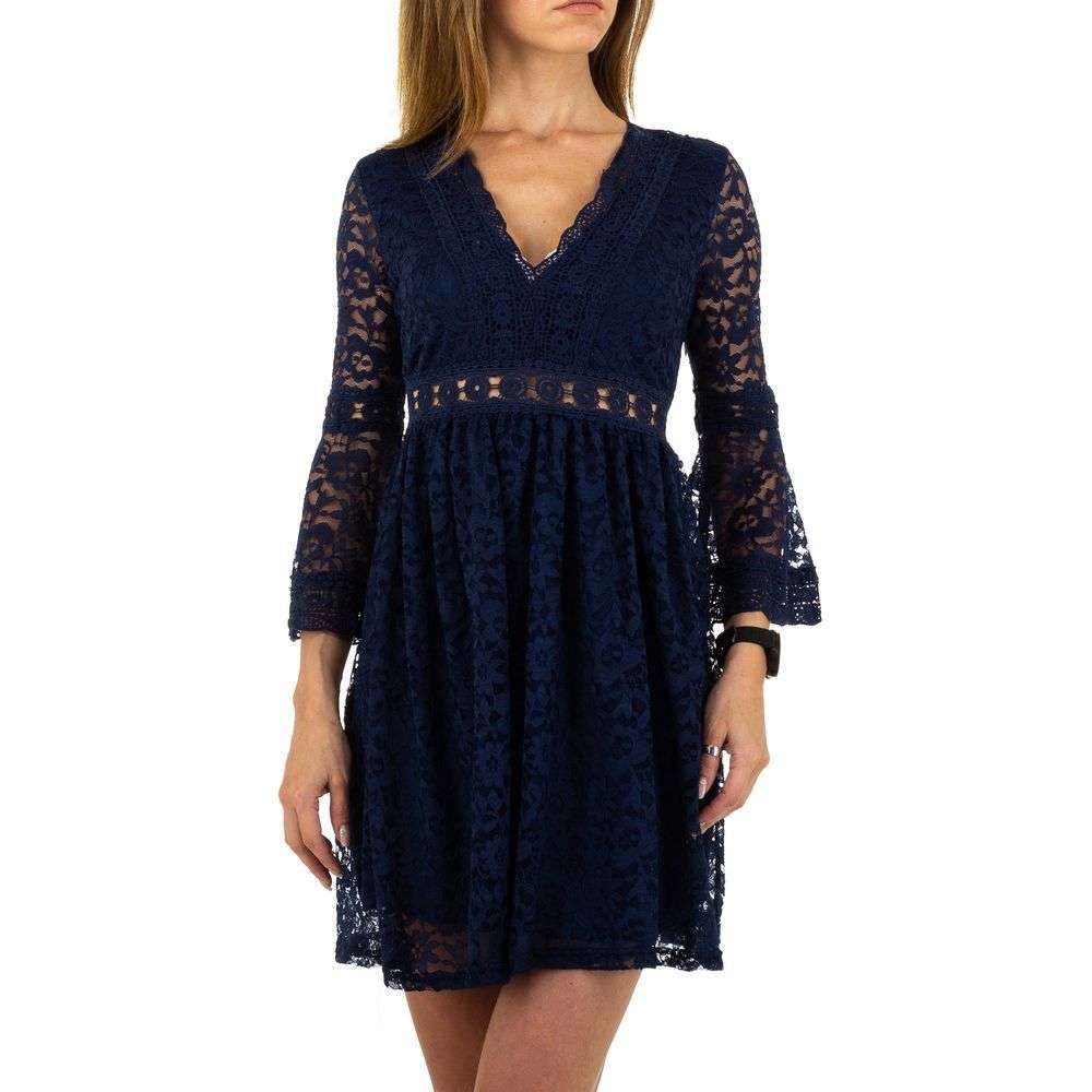 Rochie - Voyelles albastru dama