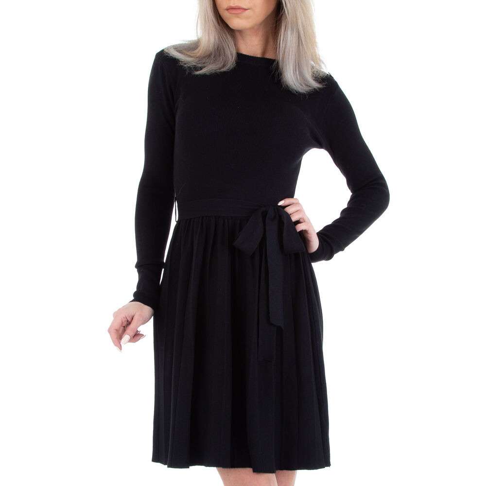 Rochie plisata - Emmash negru dama