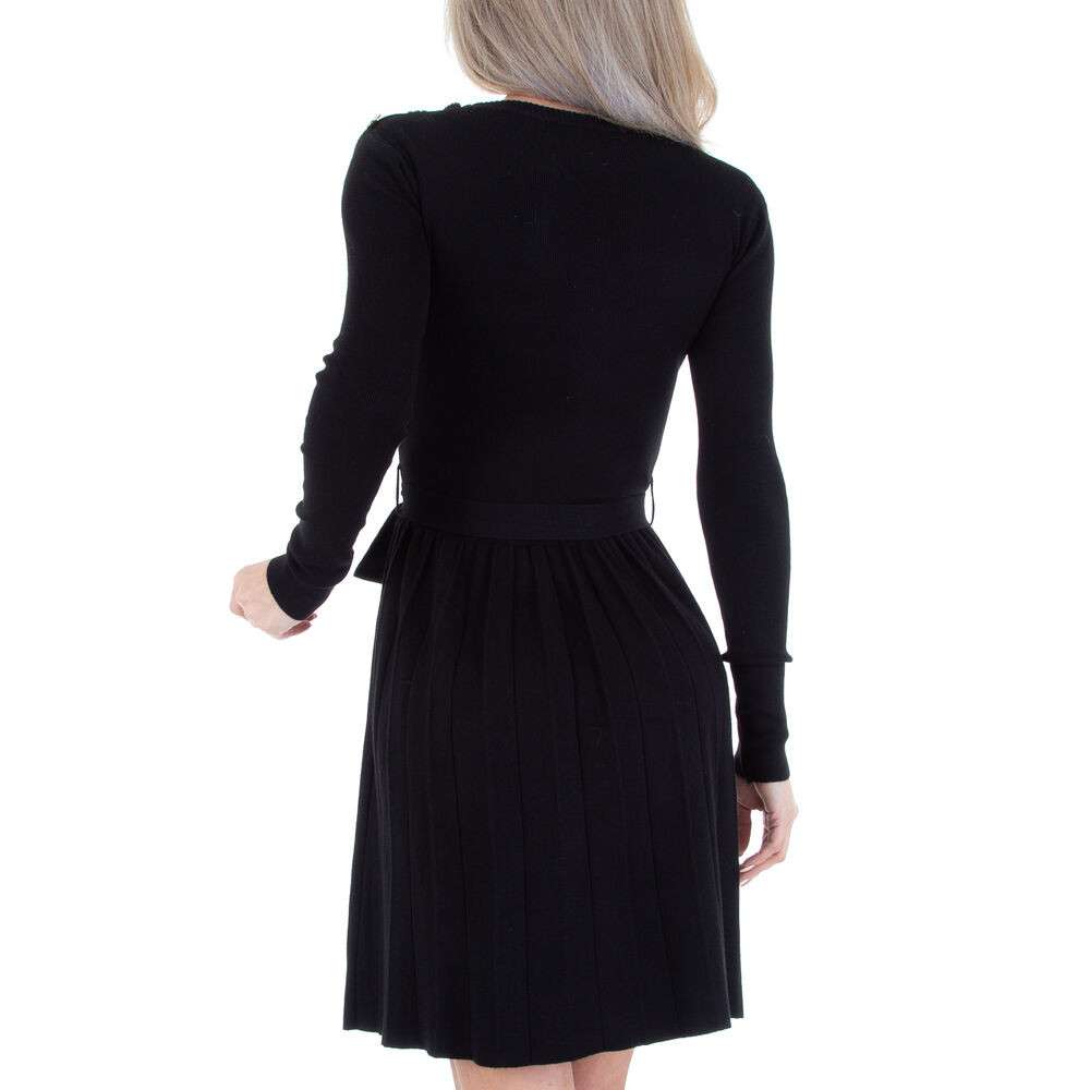 Rochie plisata - Emmash   negru dama