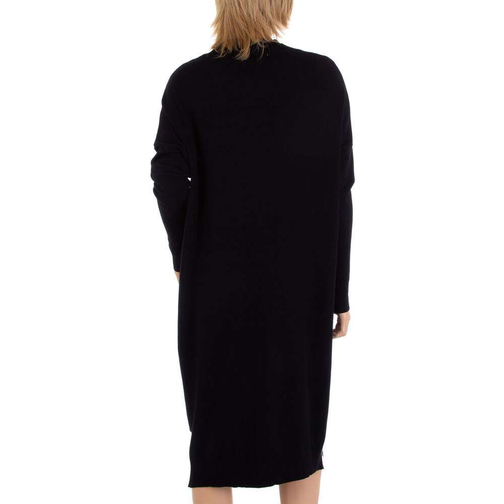 Rochie larga midi - JCL negru dama