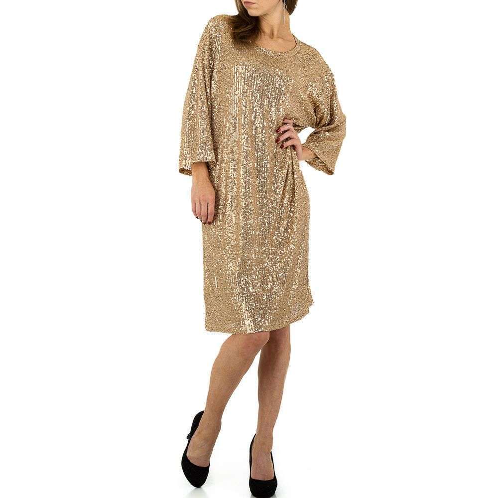 Rochie nasa cu paiete - JCL auriu dama