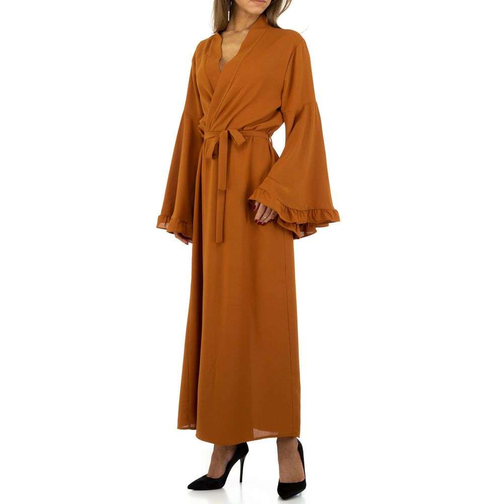 Rochie lunga cu cordon - JCL marime universala bej dama
