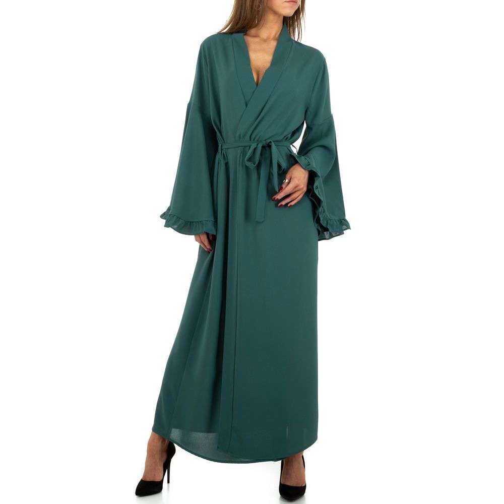 Rochie lunga cu cordon - JCL marime universala verde dama