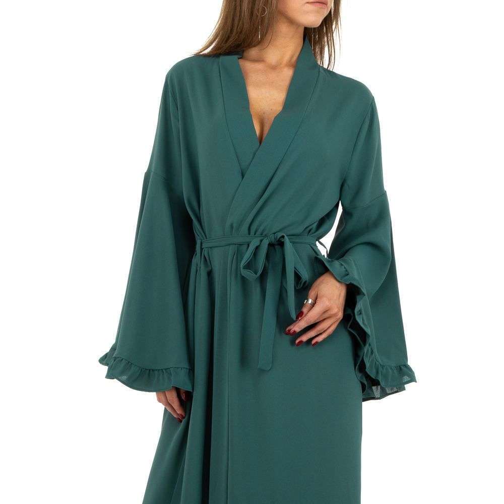 Rochie lunga cu cordon - JCL marime universala verde dama