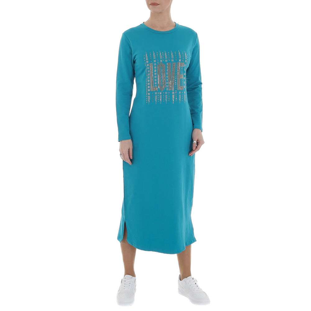 Rochie lunga ARINO - turcoaz dama