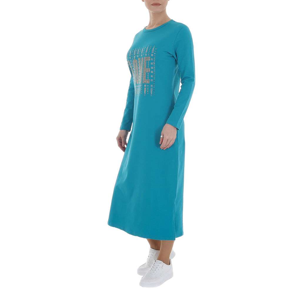 Rochie lunga ARINO - turcoaz dama