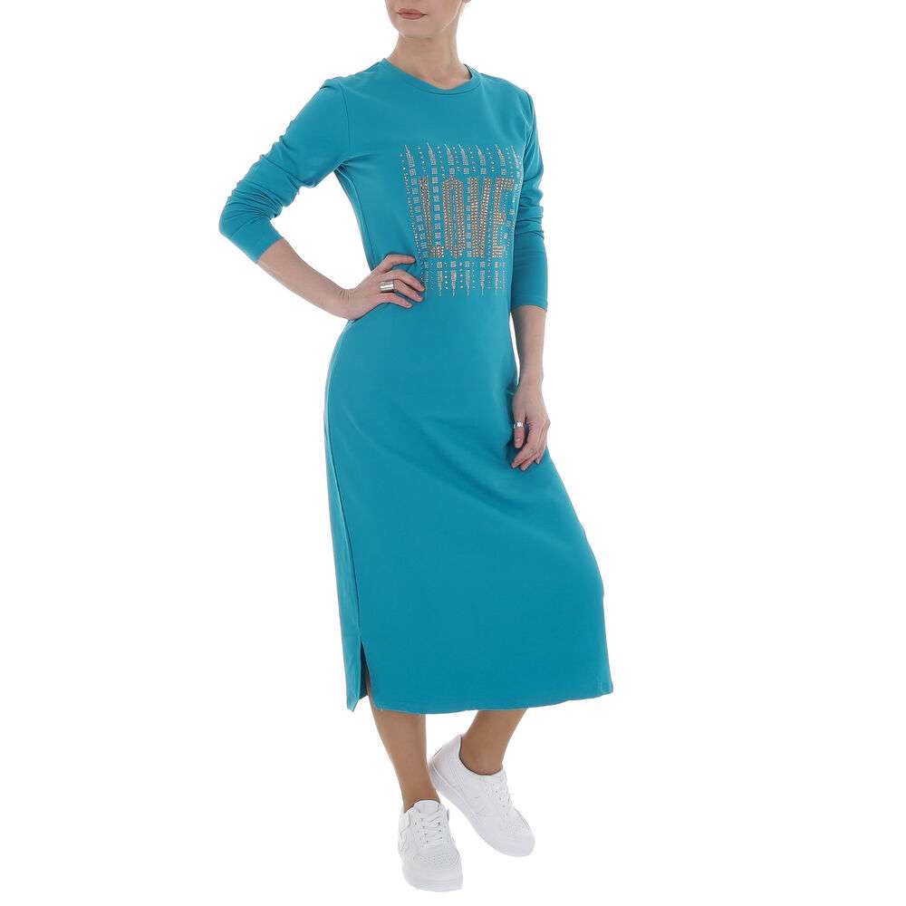 Rochie lunga ARINO - turcoaz dama