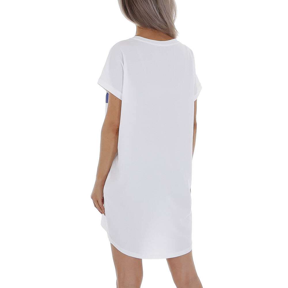 Rochie mini alb ICY marime universala - albastru dama