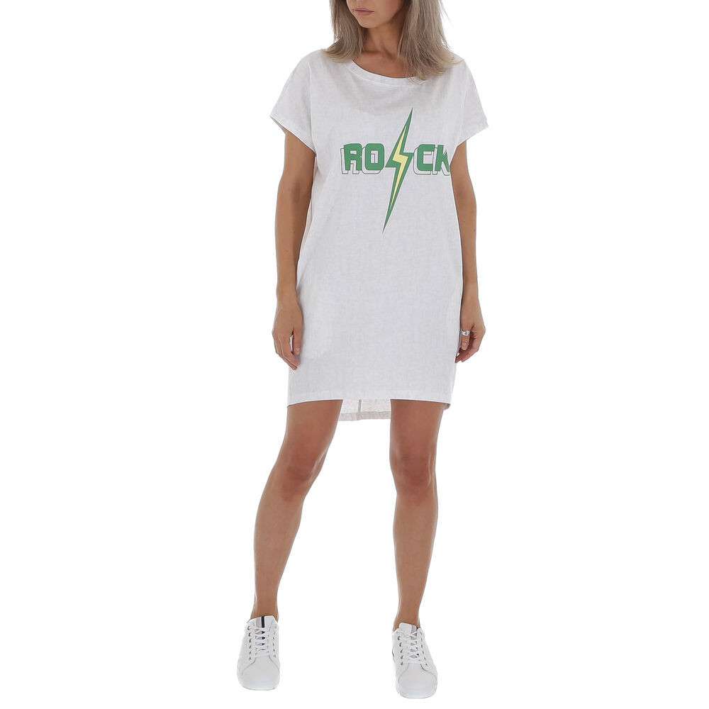 Rochie mini alb ICY marime universala - albgreen dama
