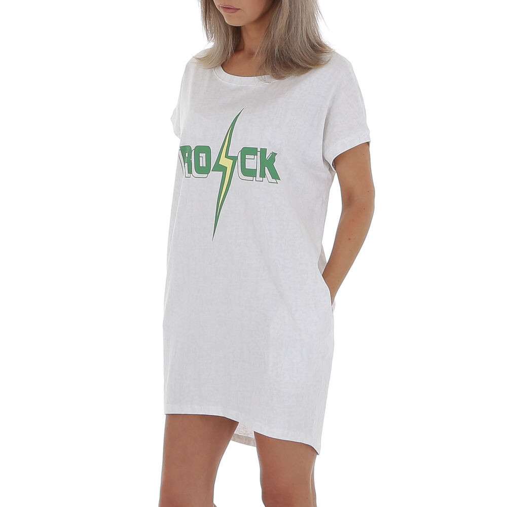 Rochie mini alb ICY marime universala - albgreen dama
