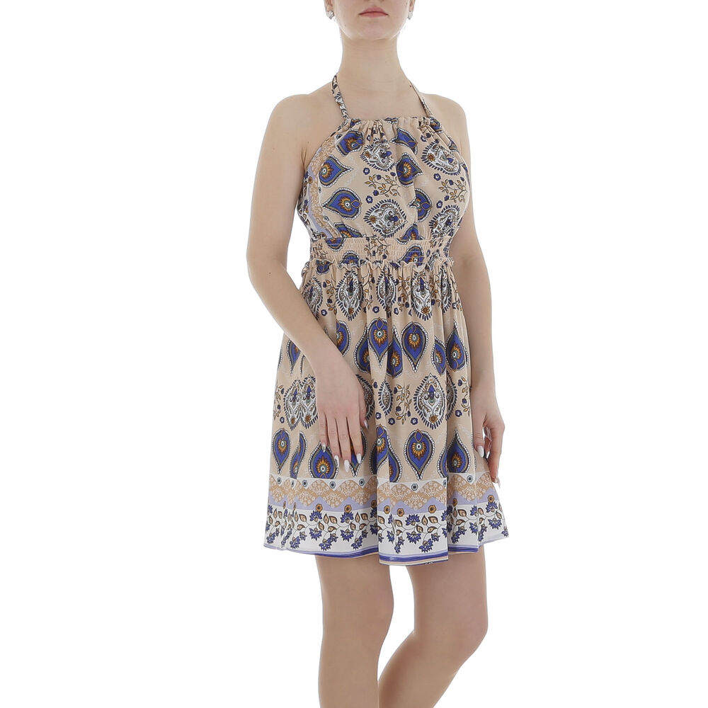 Rochie mini AOSEN - bej dama