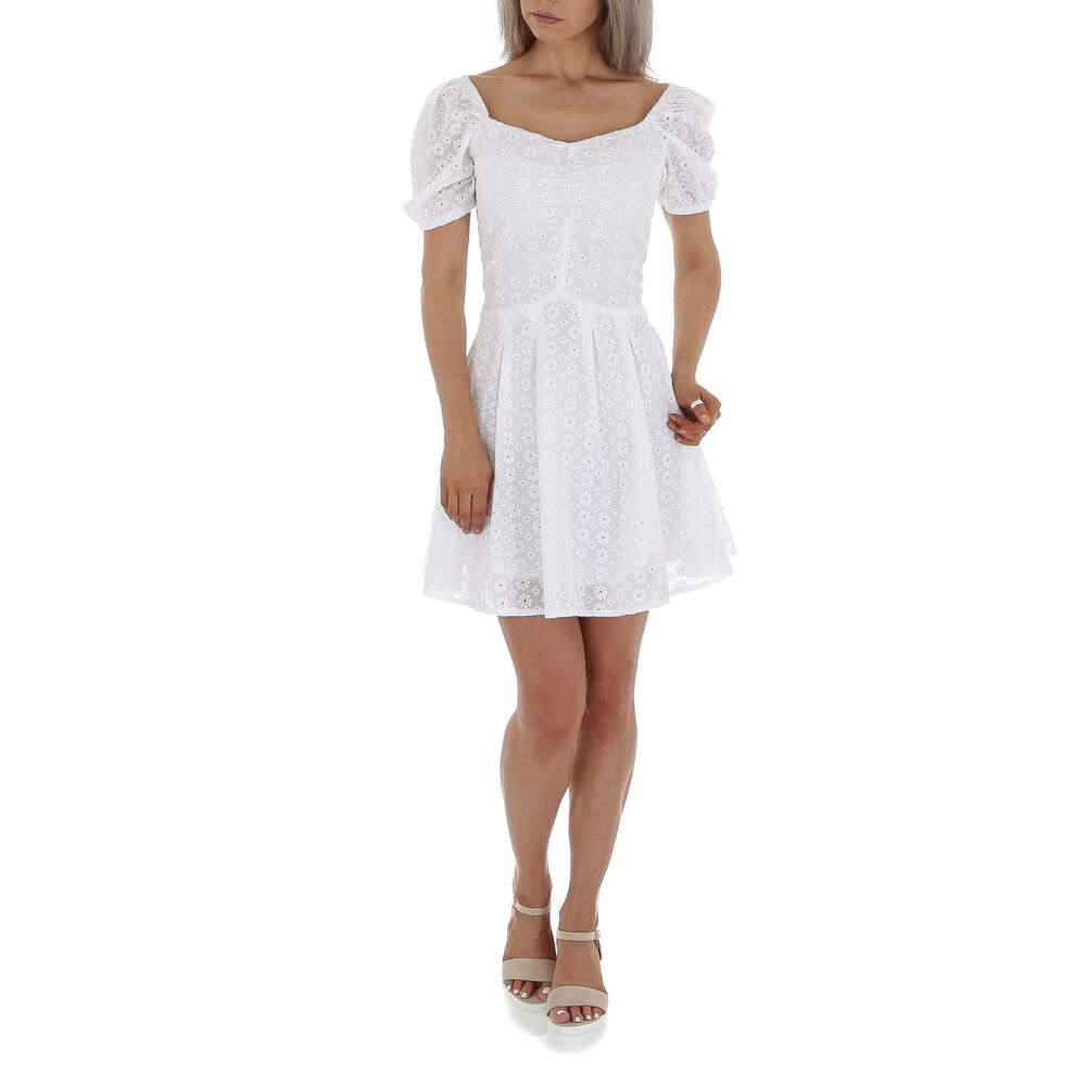 Rochie vara vaporoasa scurta - Emma & Ashley alb dama