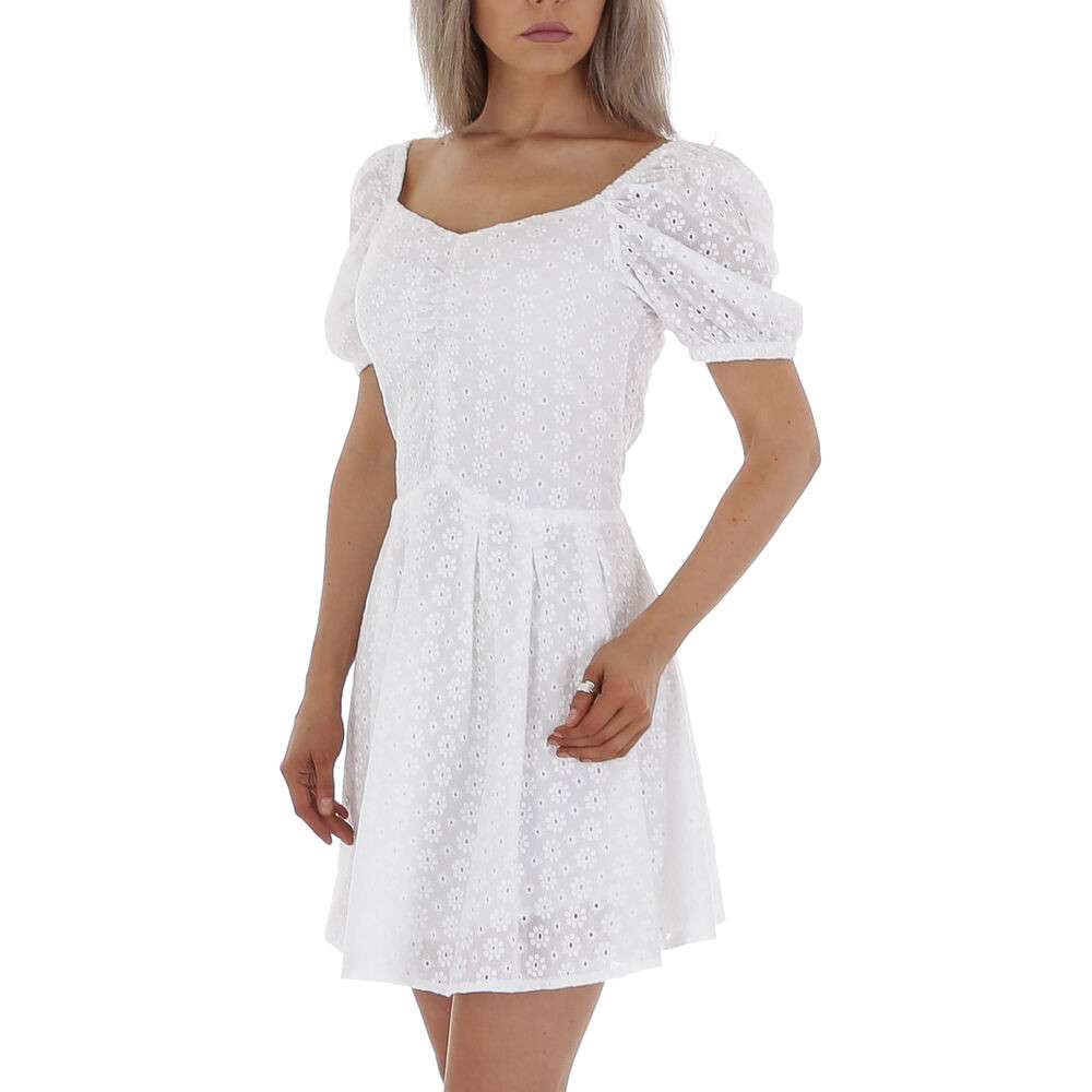 Rochie vara vaporoasa scurta - Emma & Ashley alb dama