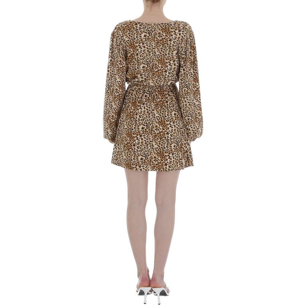 Rochie mini - JCL imprimeu leopard dama