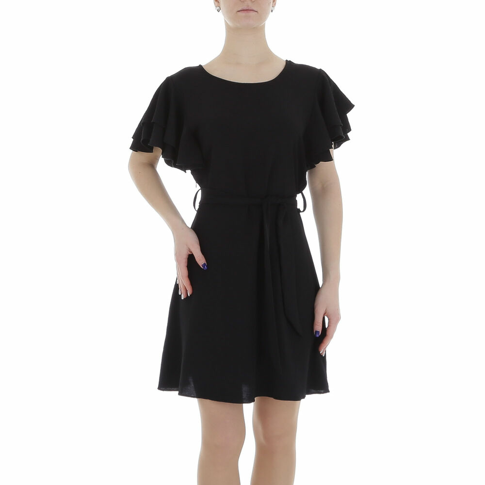 Rochie scurta de vara - negru dama