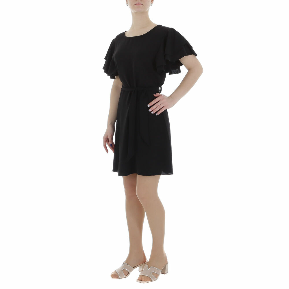 Rochie scurta de vara - negru dama