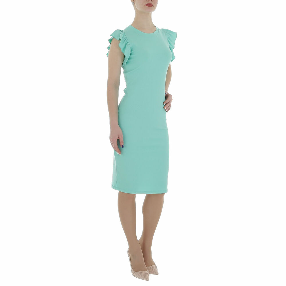 Rochie mini Metrofive - turcoaz dama