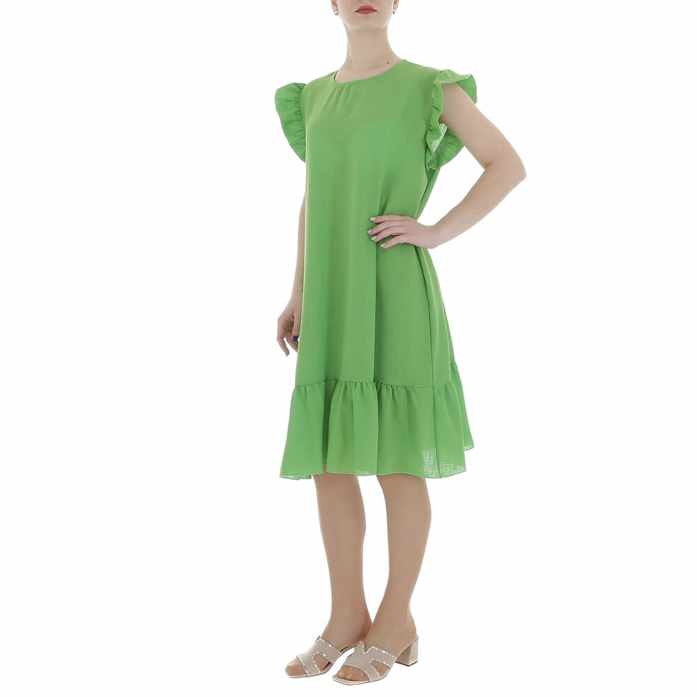 Rochie mini Metrofive - verde dama