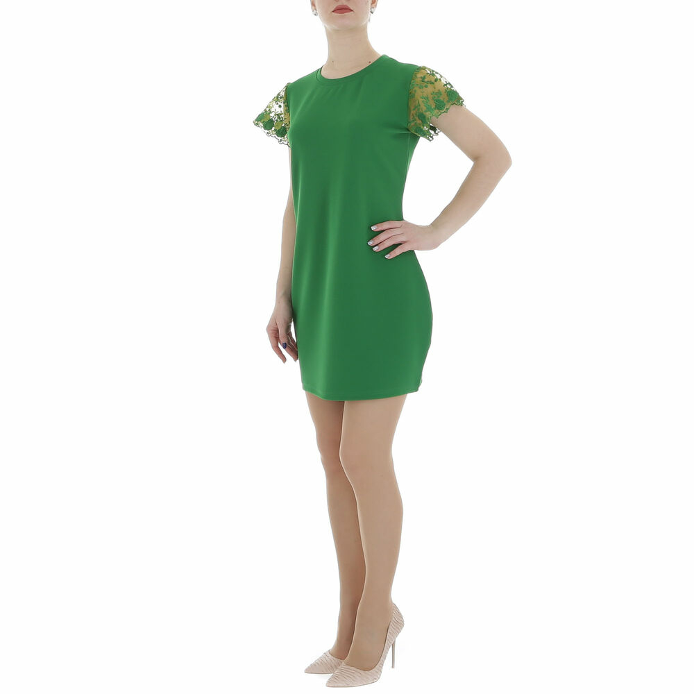 Rochie mini Metrofive - verde dama