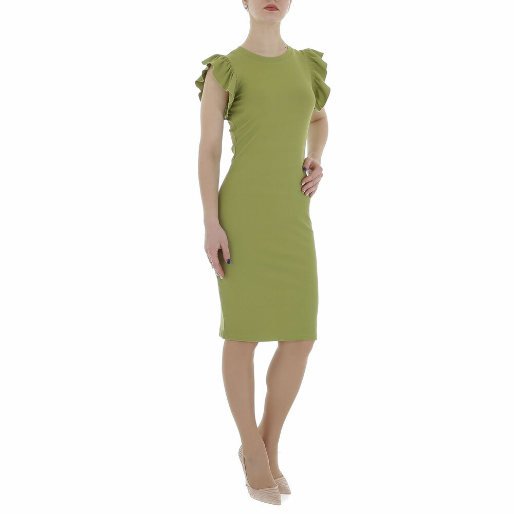 Rochie mini Metrofive - verde dama