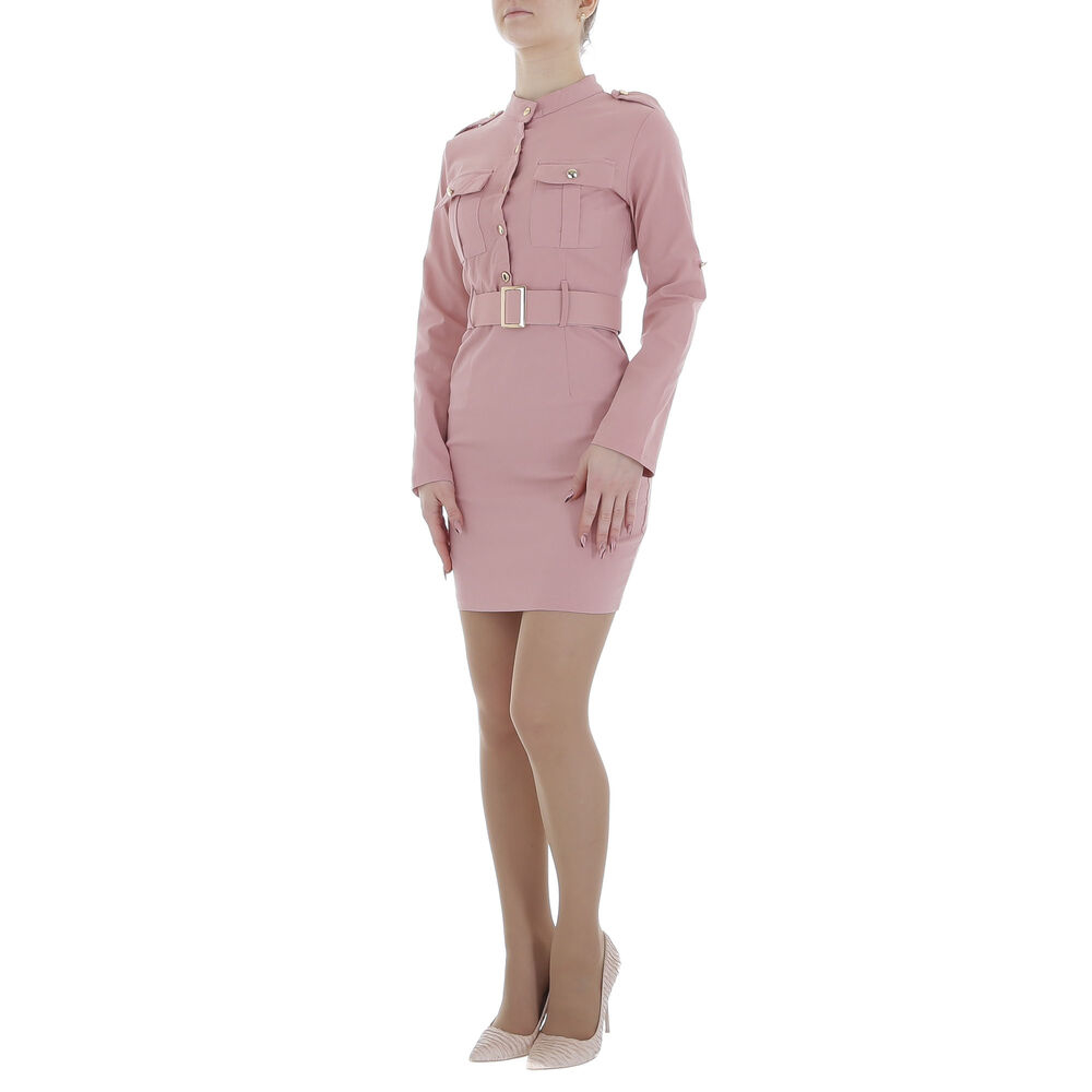 Rochie tip bluza Metrofive - roz pudrat dama