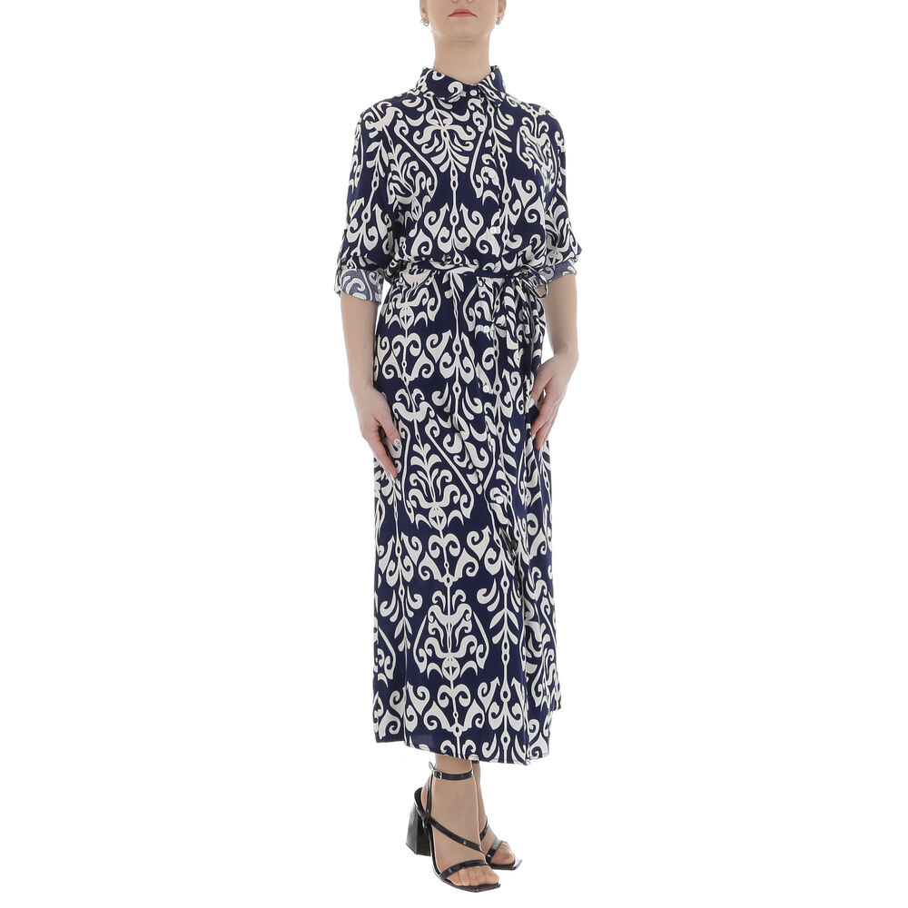 Rochie tip bluza Miss Aless - DK.albastru dama