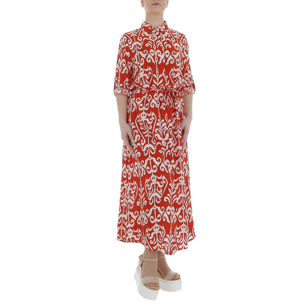 Rochie tip bluza Miss Aless - rosu dama
