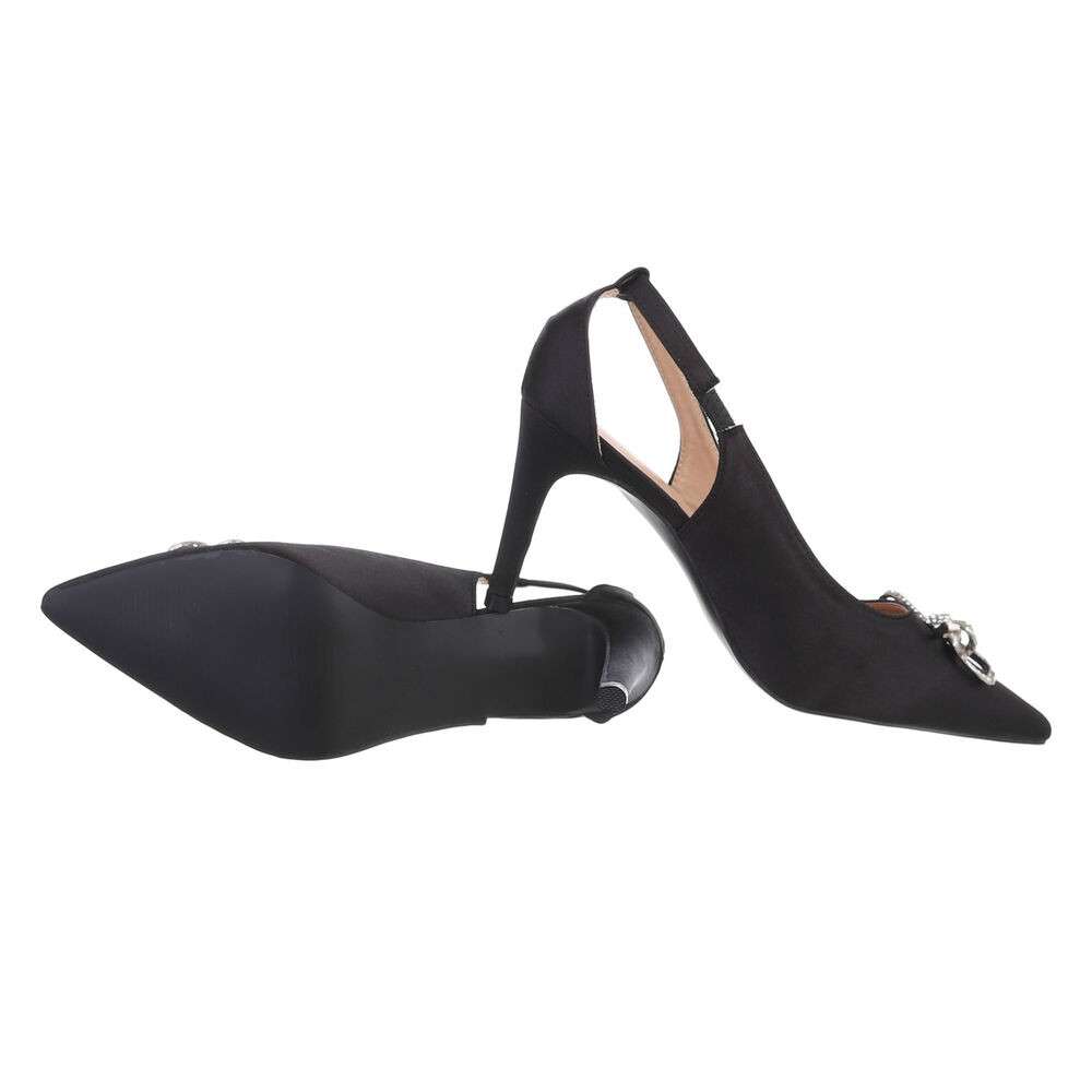 Pantofi eleganti cu toc - negru dama