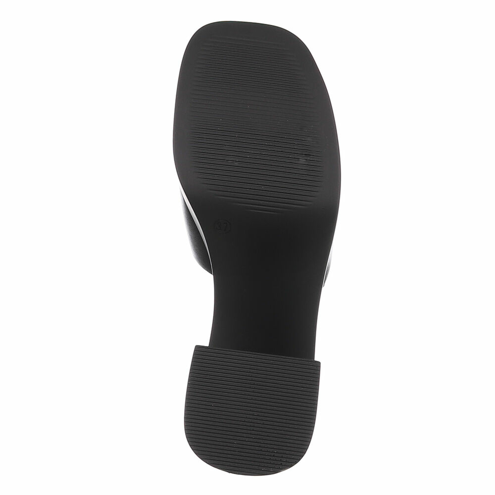 Sandale cu toc - negru dama