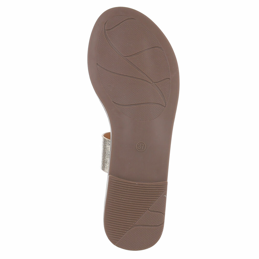Sandale joase plat - argintiu dama