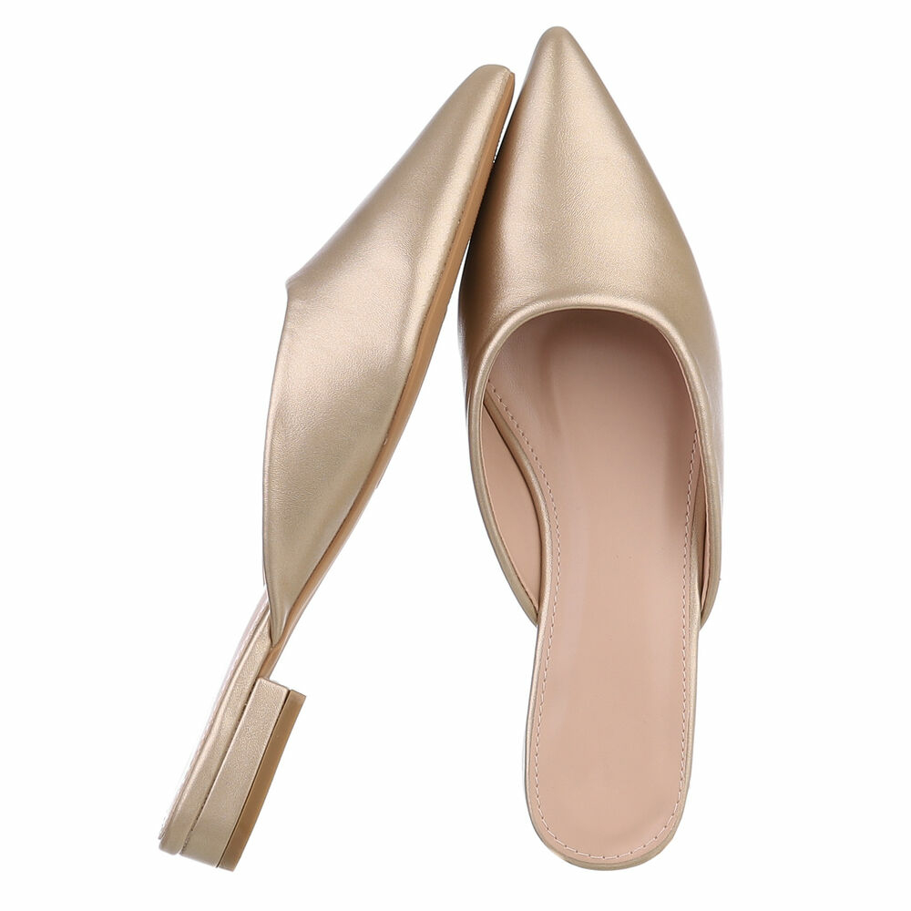 Sandale joase plat - auriu dama