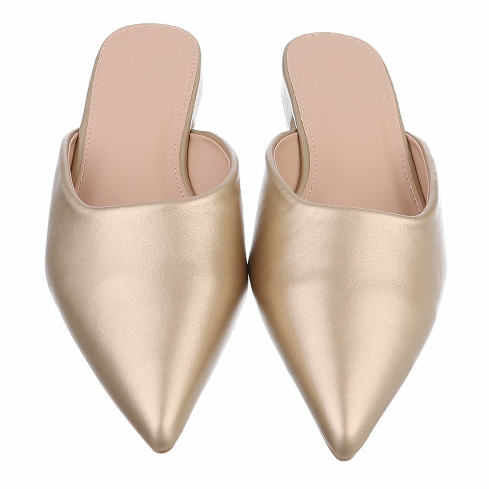 Sandale joase plat - auriu dama