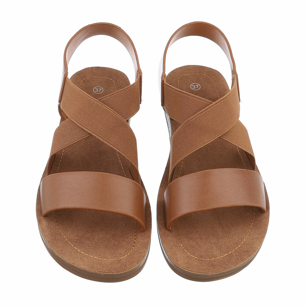 Sandale joase plat - bej dama