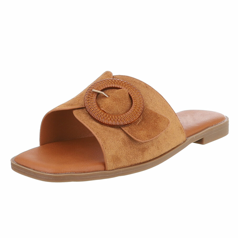 Sandale joase plat - bej dama