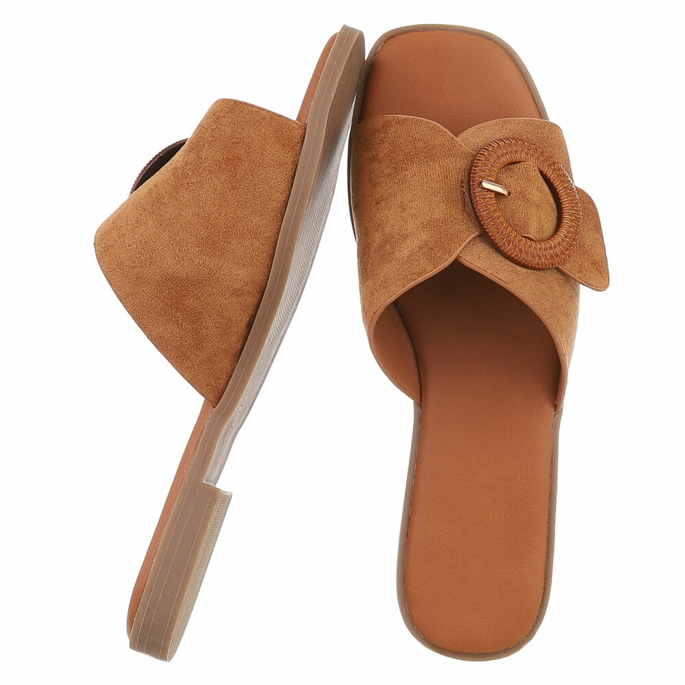 Sandale joase plat - bej dama