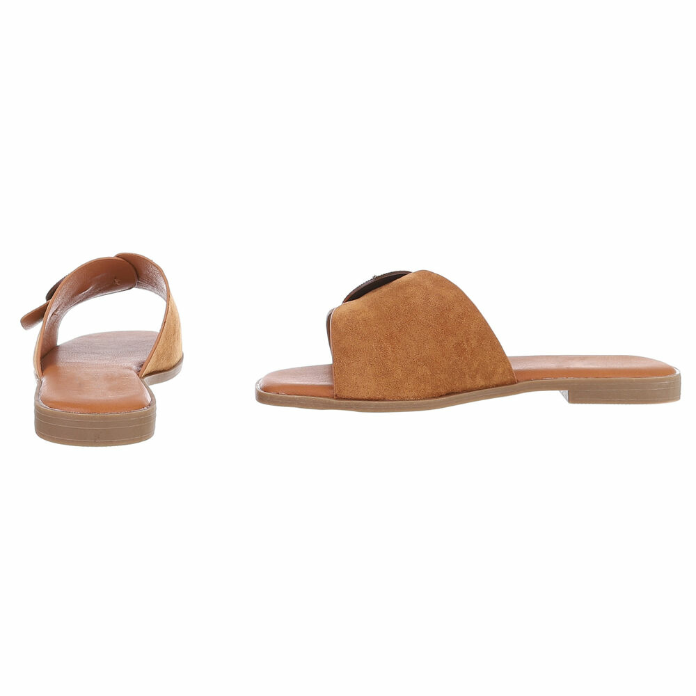 Sandale joase plat - bej dama