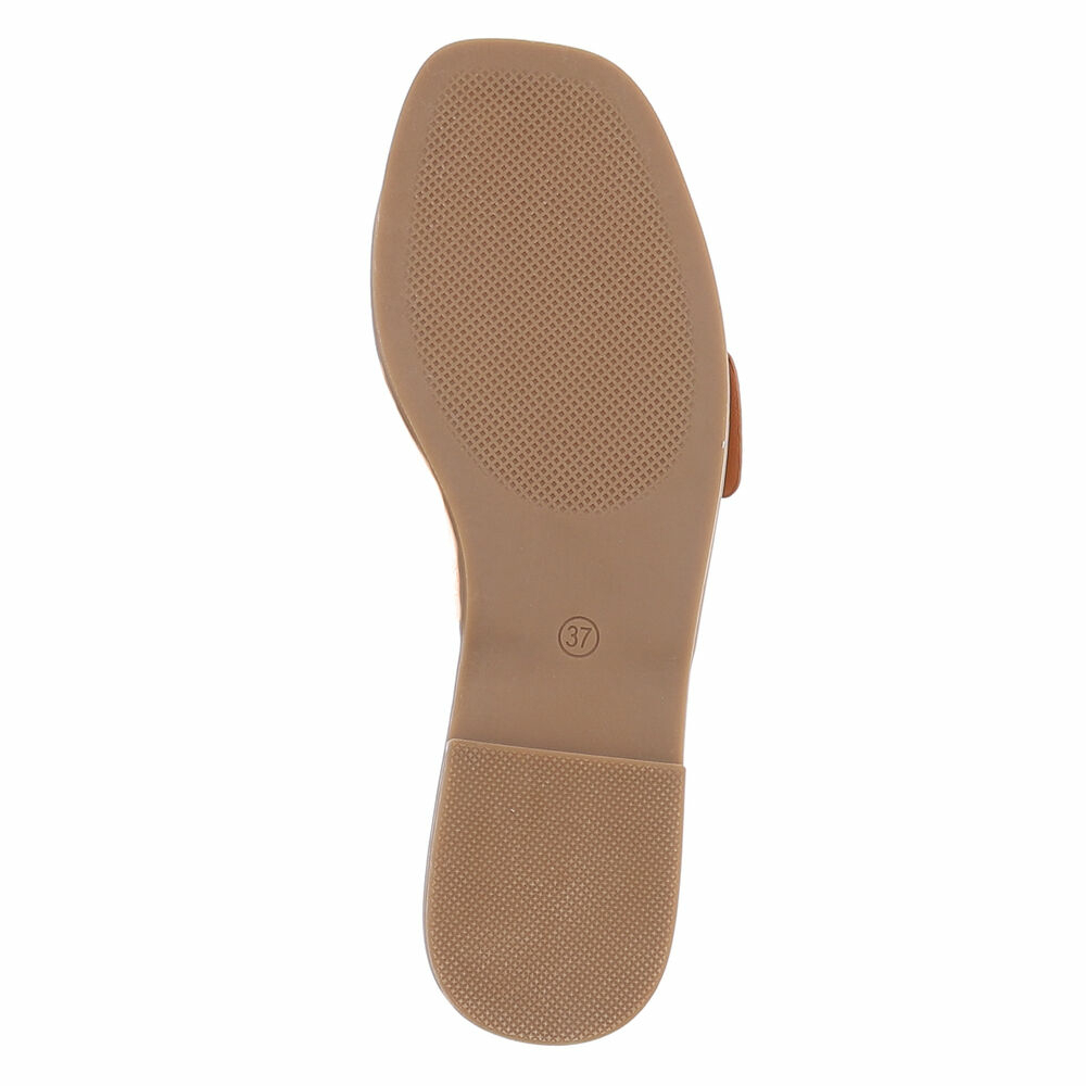 Sandale joase plat - bej dama