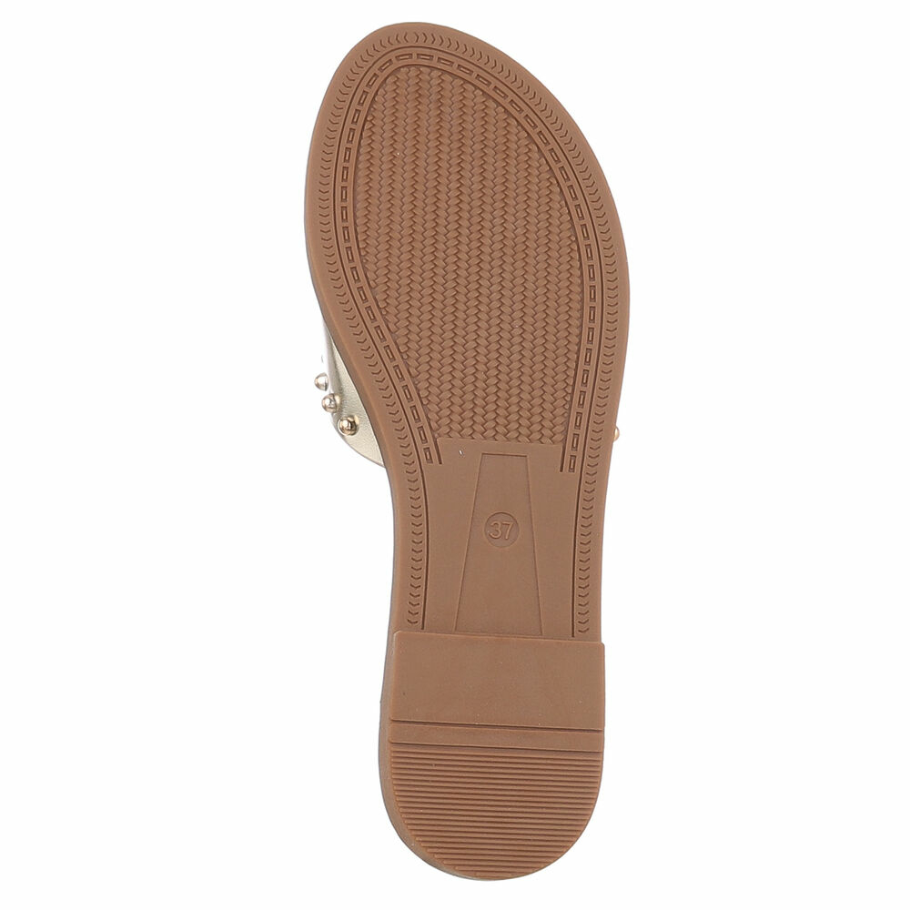 Sandale joase plat - bej dama