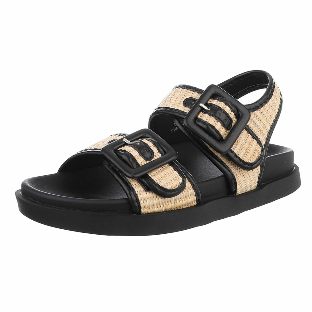 Sandale joase plat - bej dama